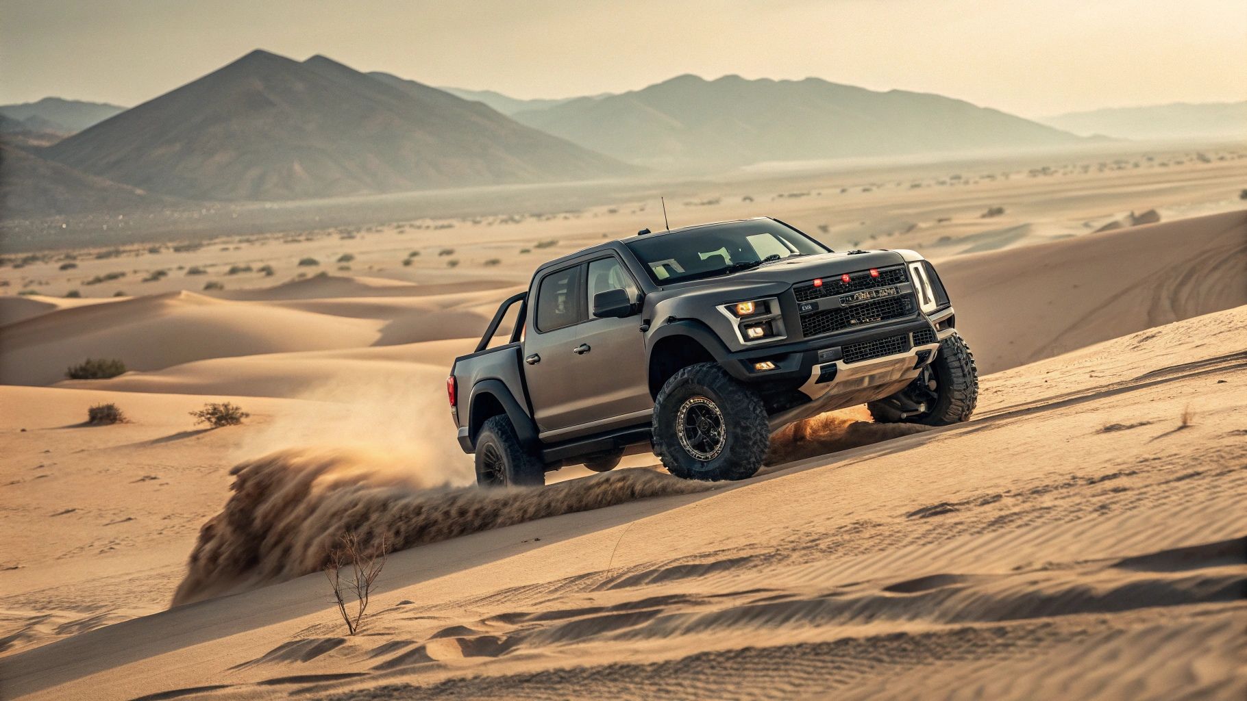 Ford Raptor 2025 à Djibouti en action