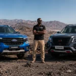 Ford Ranger vs Nissan Navara à Djibouti 2026 — comparatif des deux pick-ups chez ACRIES concessionnaire officiel Ford et Nissan