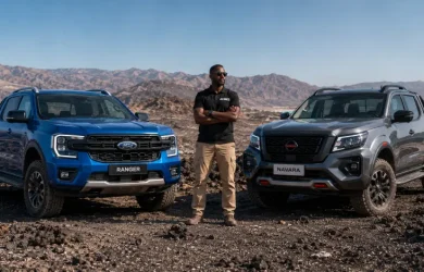 Ford Ranger vs Nissan Navara à Djibouti 2026 — comparatif des deux pick-ups chez ACRIES concessionnaire officiel Ford et Nissan